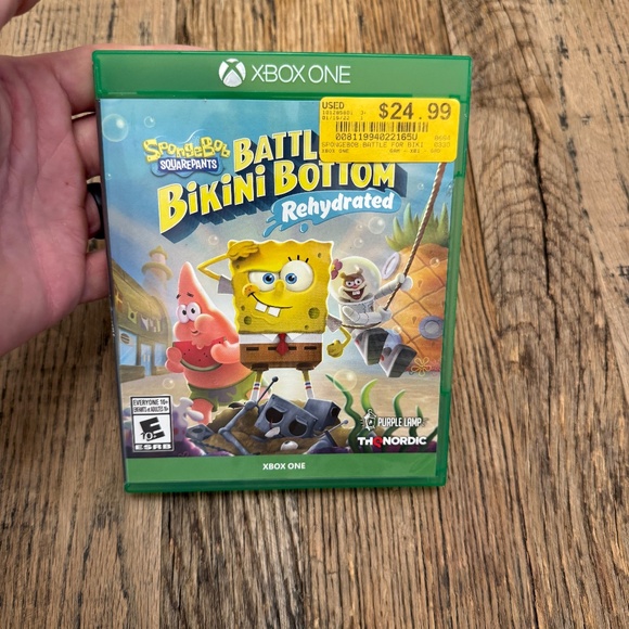 SpongeBob SquarePants: Battle for Bikini Bottom Rehydrated Xbox One Game - Picture 1 of 3